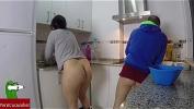 Video porn 2021 Kitchen work turns to married couple fucking HD