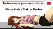 Download video sex 2024 JOI hentai en espa ntilde ol con Kurisu de Steins Gate comma un experimento especial period Mp4 online